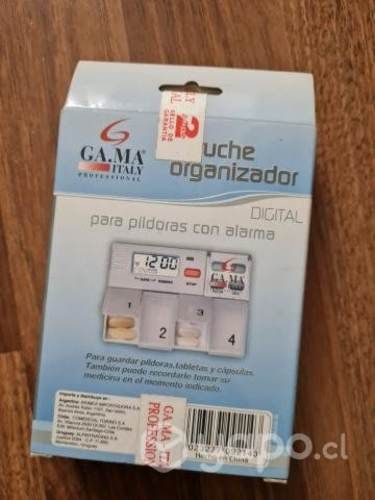 Organizador de pastillas con alarma