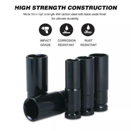 Dados de impacto largo 1/2 pulgada