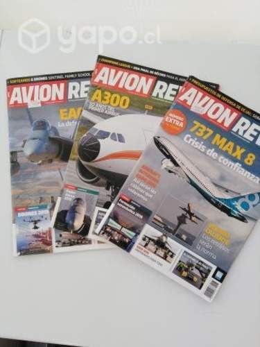 3 Revistas de Aviación "Avion Revue"