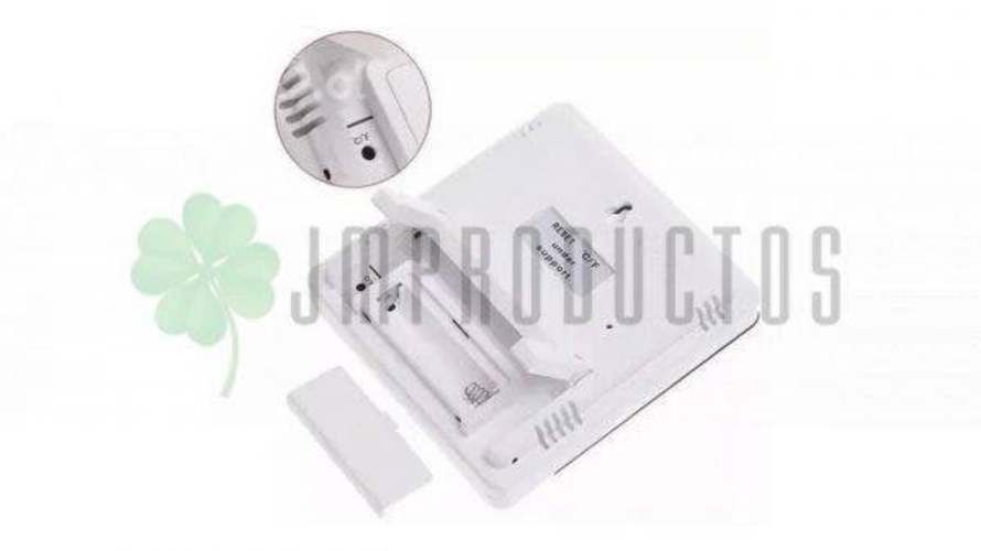 Termómetro Digital Htc-2 Con Sonda Reloj Alarma