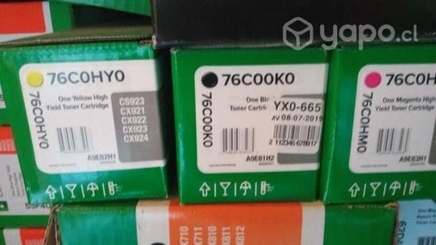 Toner Lexmark diversos modelos originales de alta