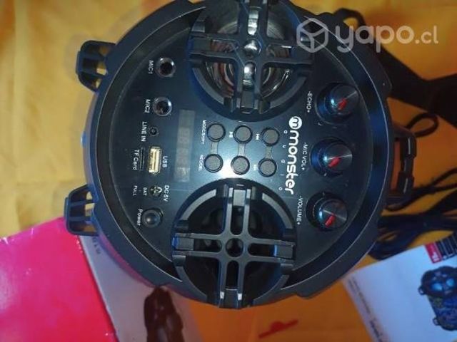 Parlante Karaoke Bluetooth Fm/Usb/Microfono/Led