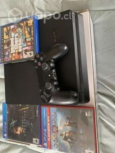 Ps4 1tb + 3 juegos + 1 mando