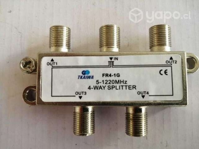 Splitter 4 vias 5 a 1220MHz