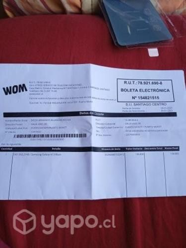 Celular nuevo con boleta A13 s samsung