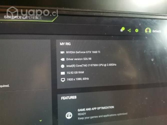 Notebook gamer lenovo legion Y540 gtx1660ti