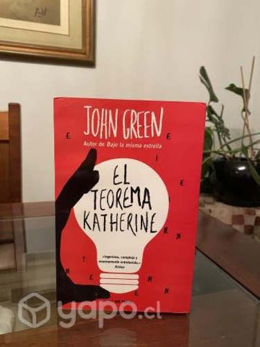 Libro, "El teorema Katherine" by John Green