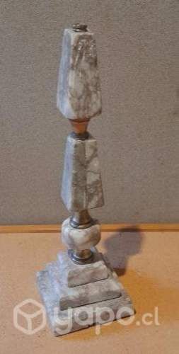 Base lampara marmol y bronce