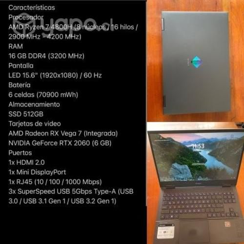 Notebook gamer HP Omen 15-EN0002LA