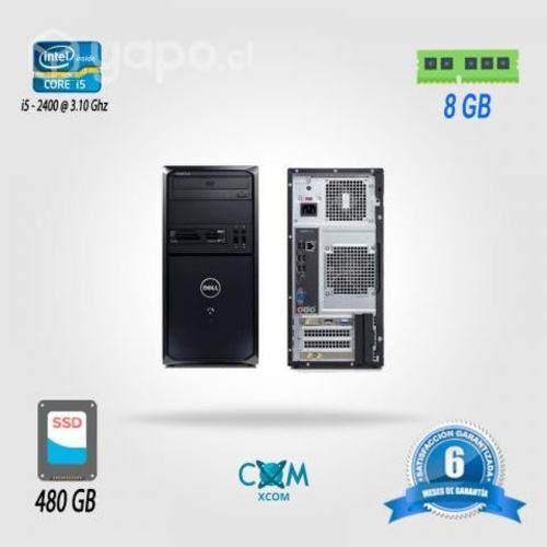 Cpu dell vostro 260 torre-intel i5-2400- ssd 480