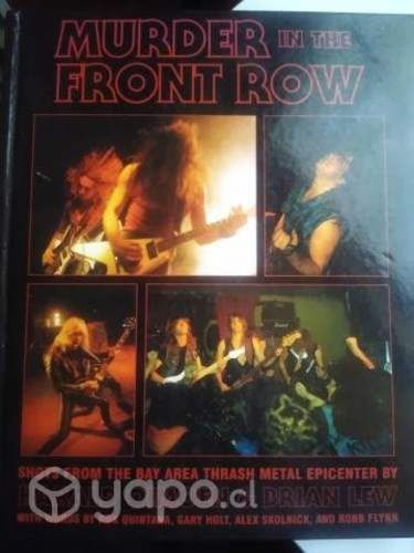 Libro thras metal, murder in the front row