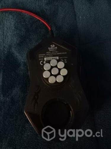 Máuse gamer red dragon rojo