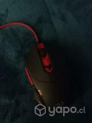 Máuse gamer red dragon rojo