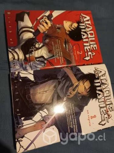 Manga "No regrets" tomo 1 y 2 (shingeki no kyojin)