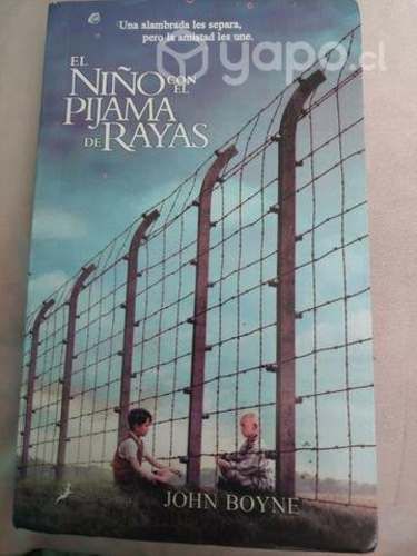 Libro niño a pijama a rayas