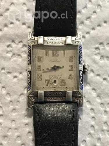 Maravilloso Reloj Cortebert A Cuerda De Plata