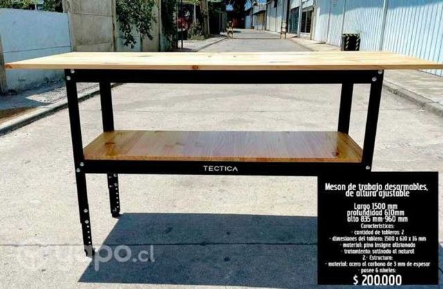 Mesas para trabajo y oficina