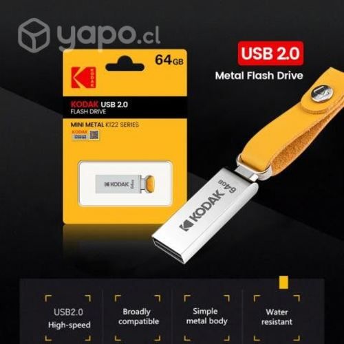 Pendrive KODAK USB 2.0 de 64 Gb