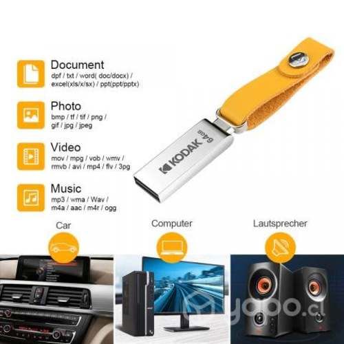 Pendrive KODAK USB 2.0 de 64 Gb