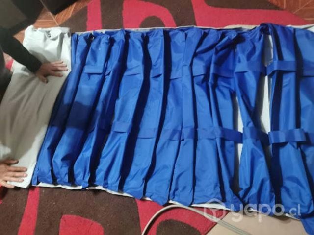 Colchón tubular antiescaras con motor