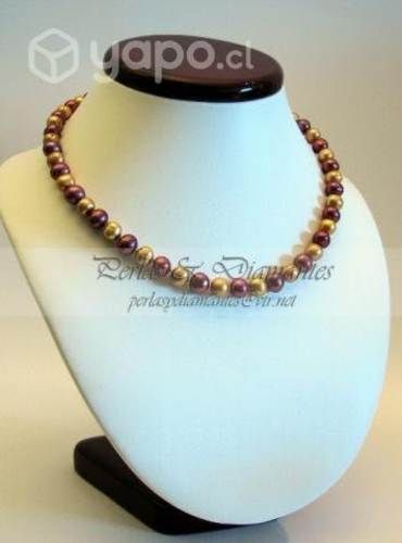 Collar de perlas cultivadas anudadas 1 a 1.