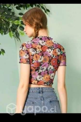 Polera croptop