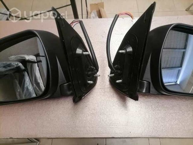 Espejos cromados con intermitente