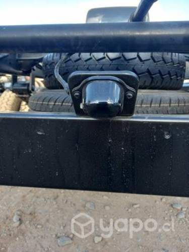 Parachoques trasero metálico original kia frontier