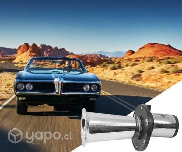 Bocina Aire Cromada Sonido Vintage Antiguo Burrita