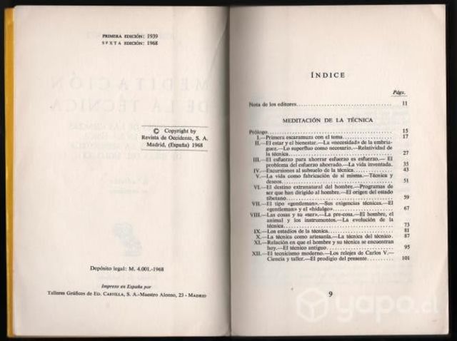 Meditacion de la tecnica jose ortega y gasset