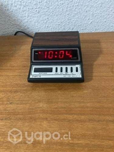 Reloj despertador spartus de colección de los 80