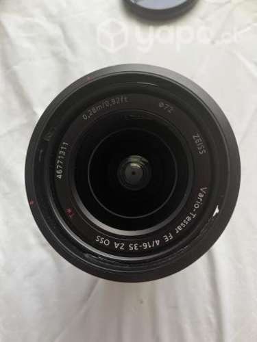 Gran Angular Sony Vario-Tessar® T* FE 16-35 mm F4