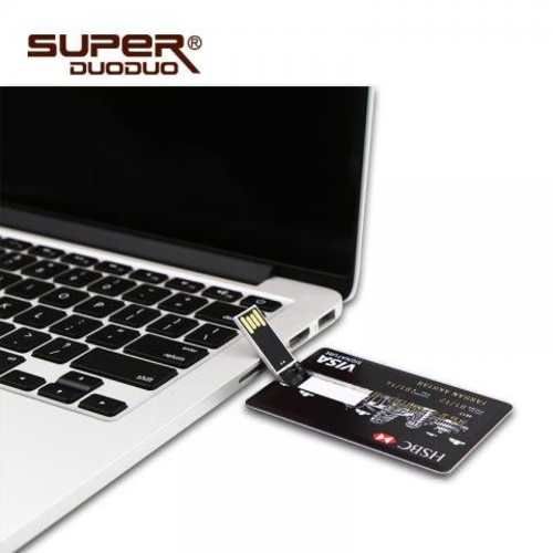 Pendrive de Tarjeta visa de 64 GB impermeable