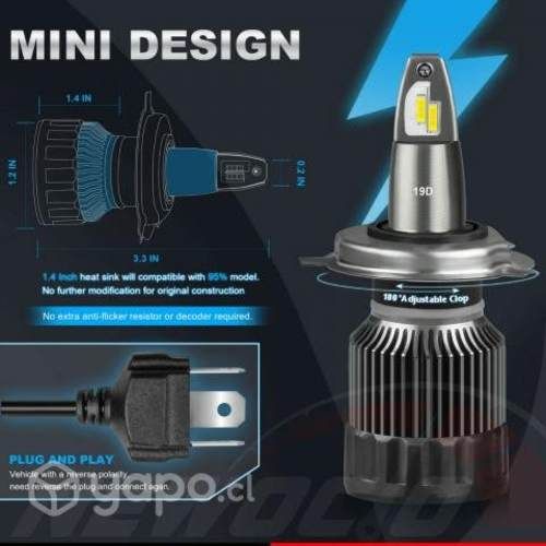 Luces Turbo Led Multi Voltaje C/ Canbus 40w 8000 L