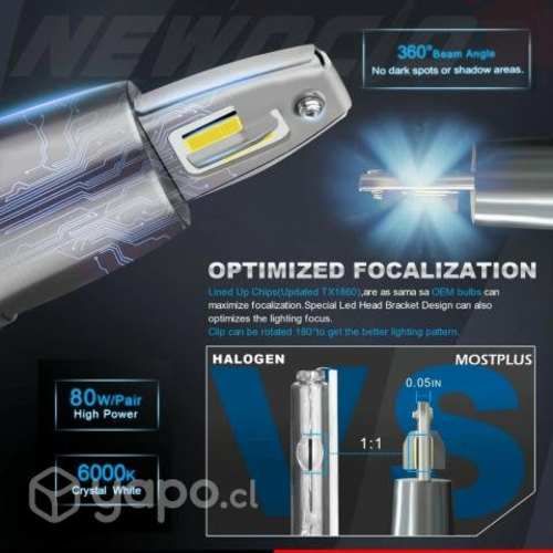 Luces Turbo Led Multi Voltaje C/ Canbus 40w 8000 L