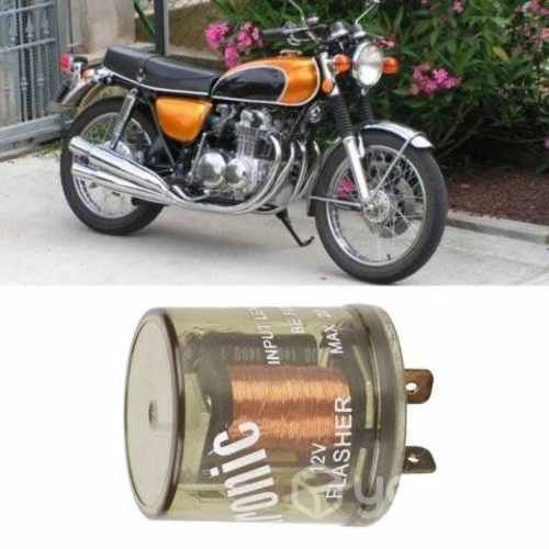 Intermitente LED para motocicleta 2 pines12V