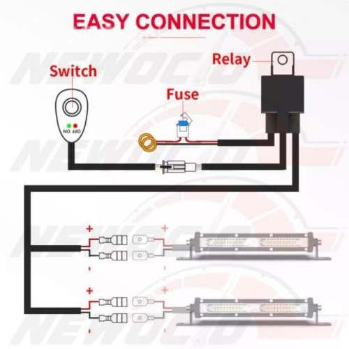 Ramal Cableado Interruptor Relay Fusible 2 Nebline