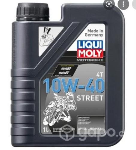 Aceite para motos 10w-40 street 4 tiempos 1 litro