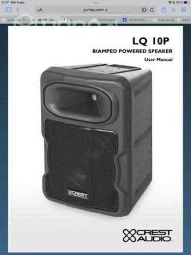 Parlantes activo, con pedestal, usados, impecables