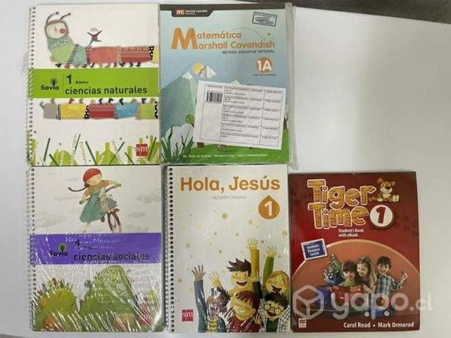 Libros textos 1 básico original nuevos sellados