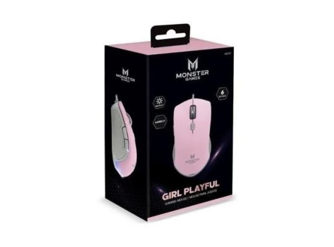Mouse gamer monster girl playful 6400 dpi