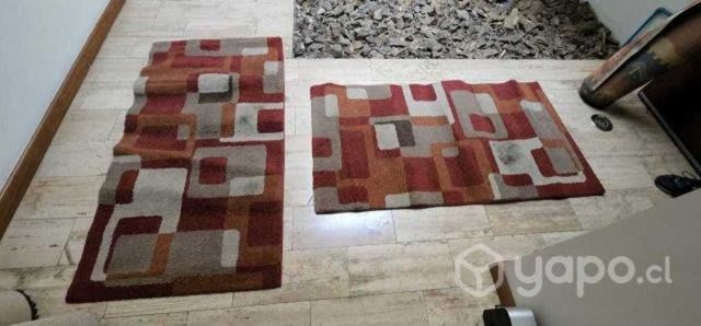 2 alfombras bajada de cama