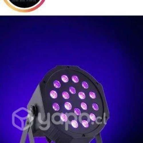Focos para fiestas fluor 18led´s