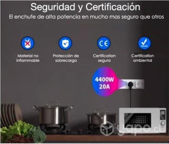 Enchufe Inteligente Wifi 16a Control Por App Y Voz