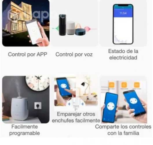 Enchufe Inteligente Wifi 16a Control Por App Y Voz