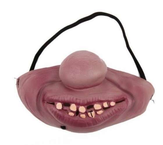 Mascara Latex Media Cara Nariz Grande Para Fiestas