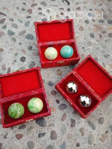 Bolitas De Relajacion Chinas Caja Con Dos Esferas