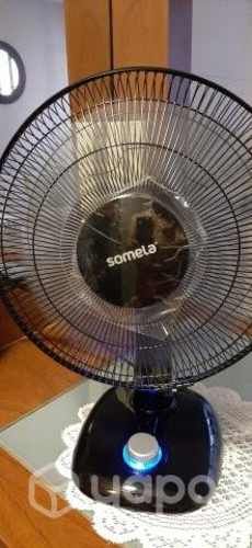 Ventilador Somela de pedestal negro nuevo
