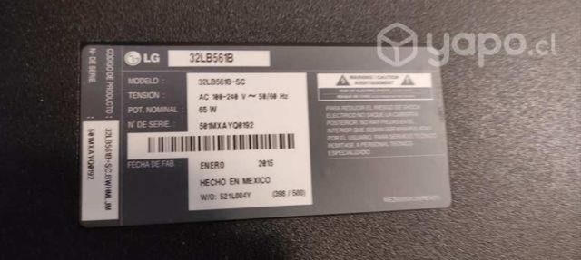 Televisor LG 32 usado