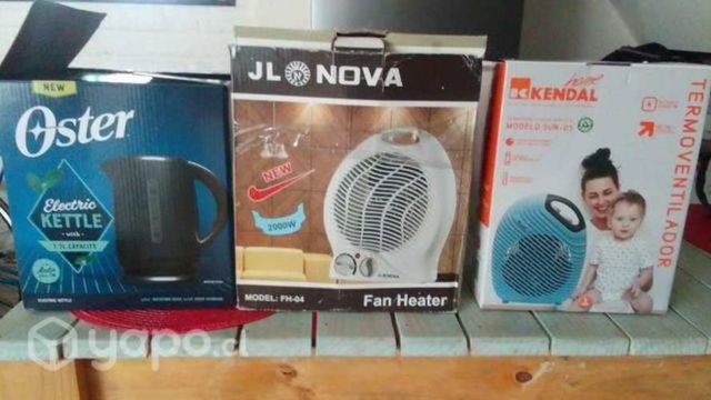 Hervidor, calentador y ventilador